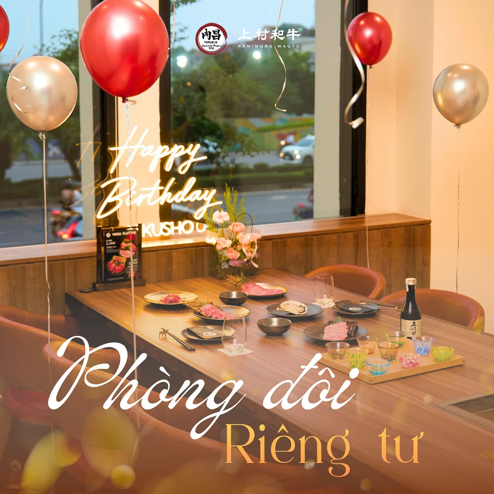 Một chút ngọt ngào dành riêng cho nàng ngày 20/10 tại Nikusho